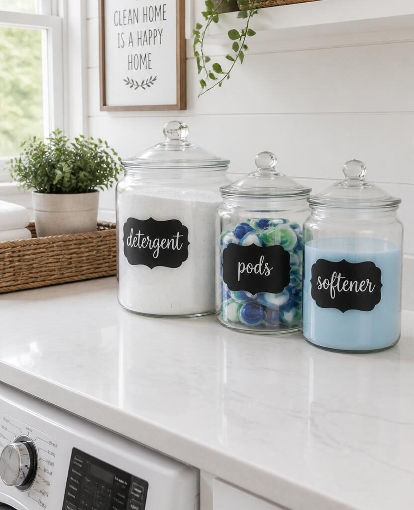 24 Laundry Room Countertop Organization Ideas
