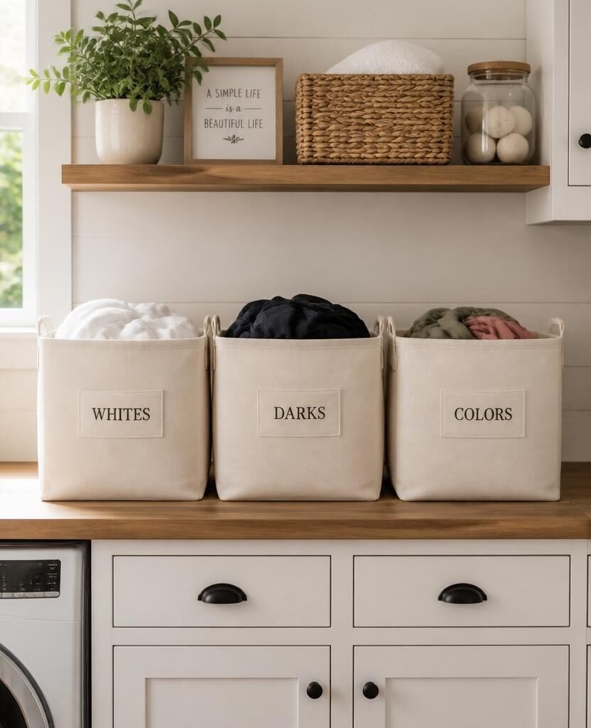 24 Laundry Room Countertop Organization Ideas