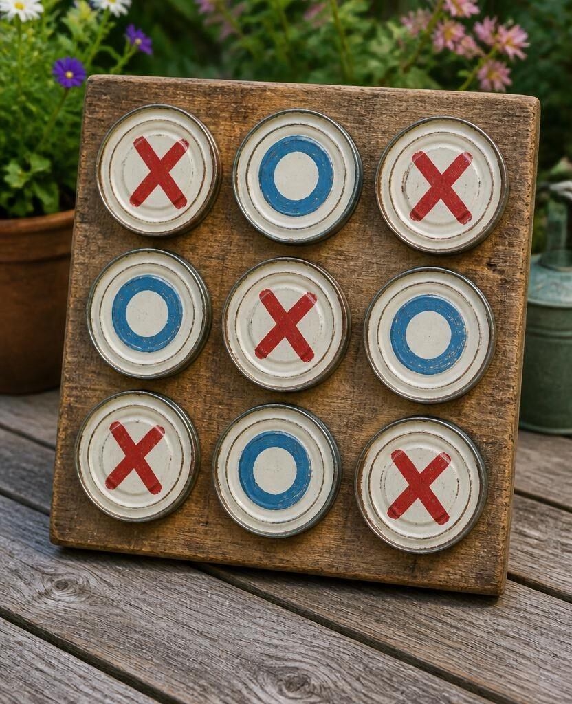 22 DIY Tic Tac Toe Board Ideas for Outdoor Fun