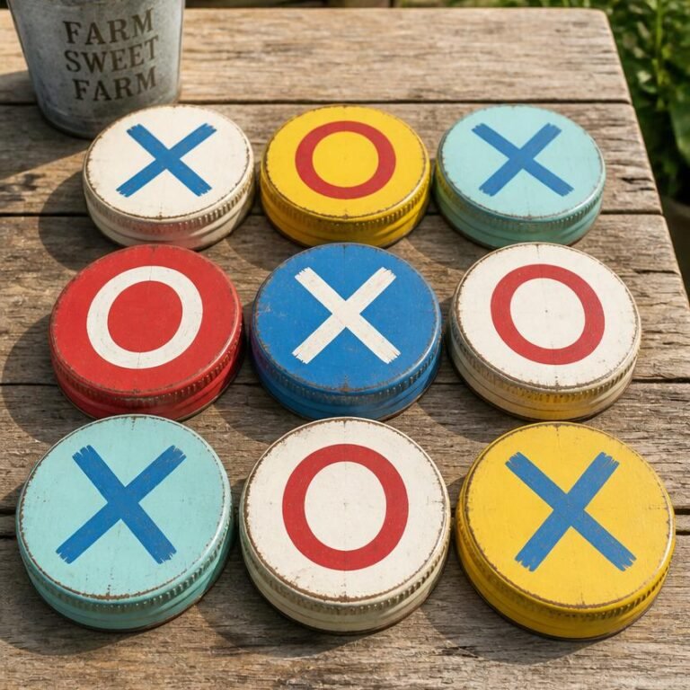 22 DIY Tic Tac Toe Board Ideas for Outdoor Fun
