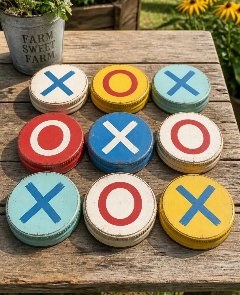 22 DIY Tic Tac Toe Board Ideas for Outdoor Fun