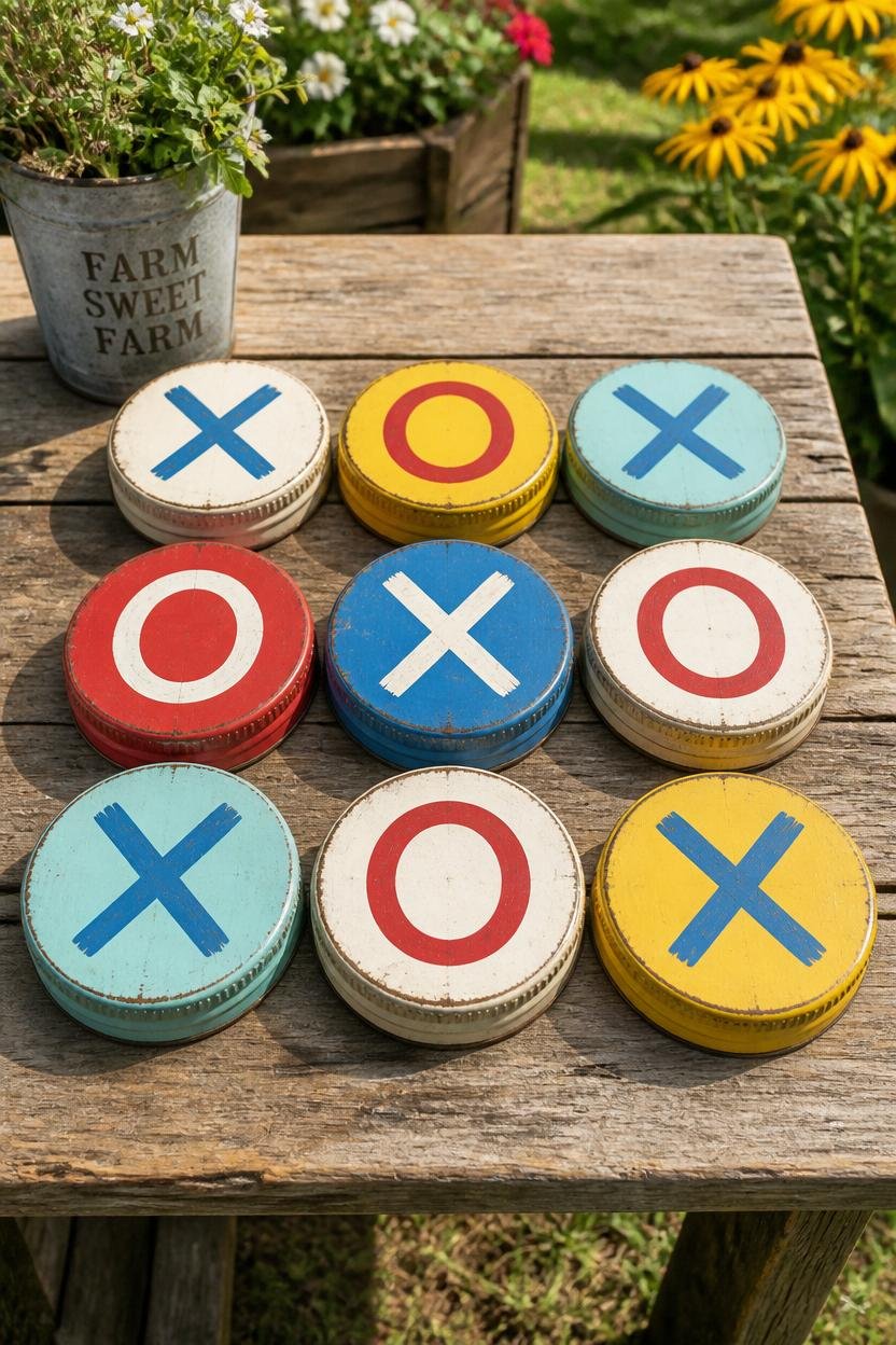22 DIY Tic Tac Toe Board Ideas for Outdoor Fun