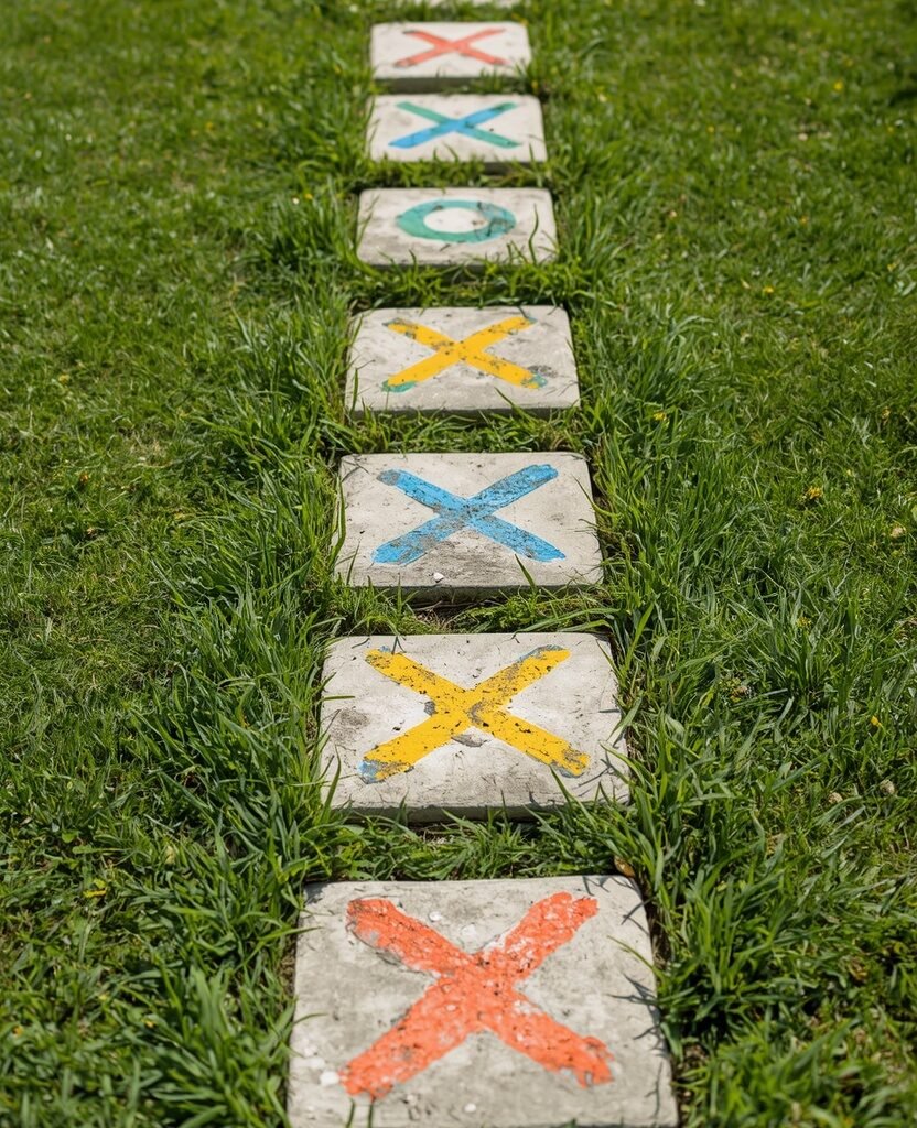 22 DIY Tic Tac Toe Board Ideas for Outdoor Fun