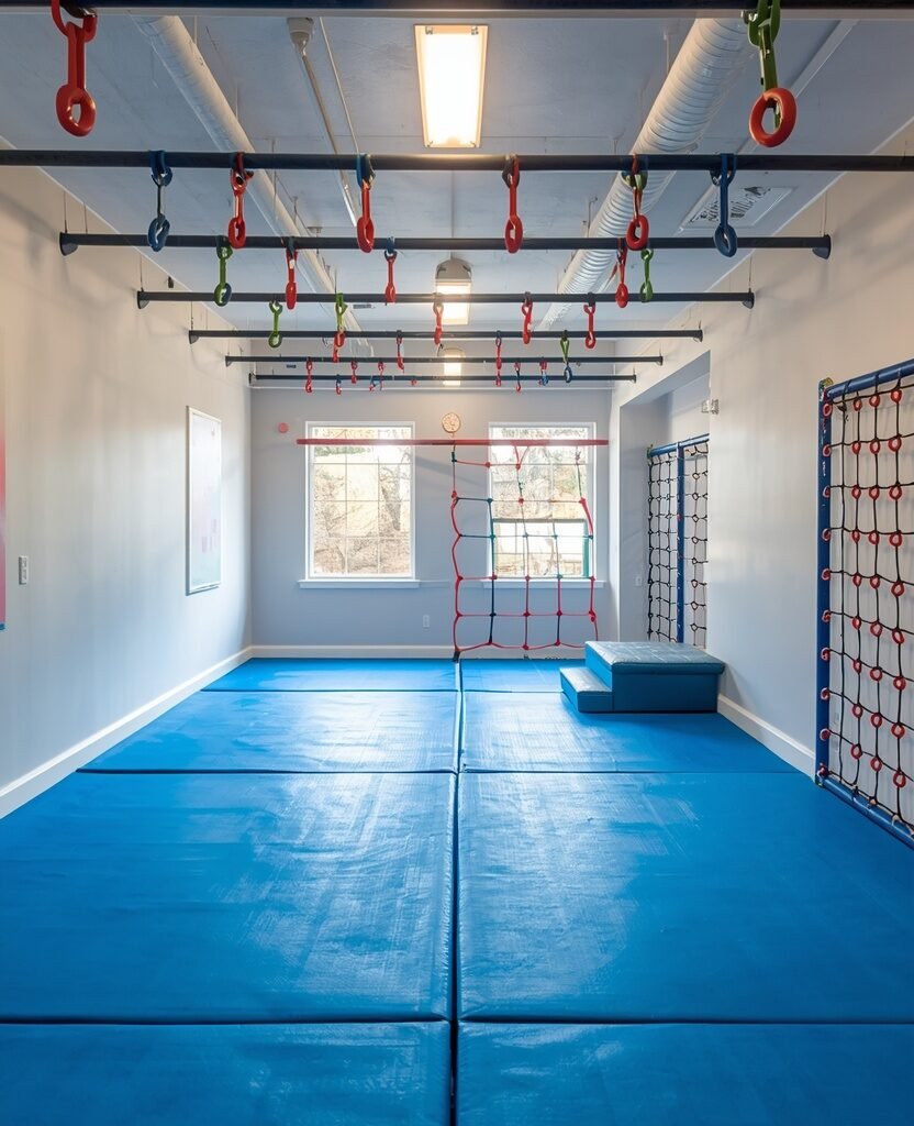 24 Indoor Jungle Gym Playroom Ideas for Kids
