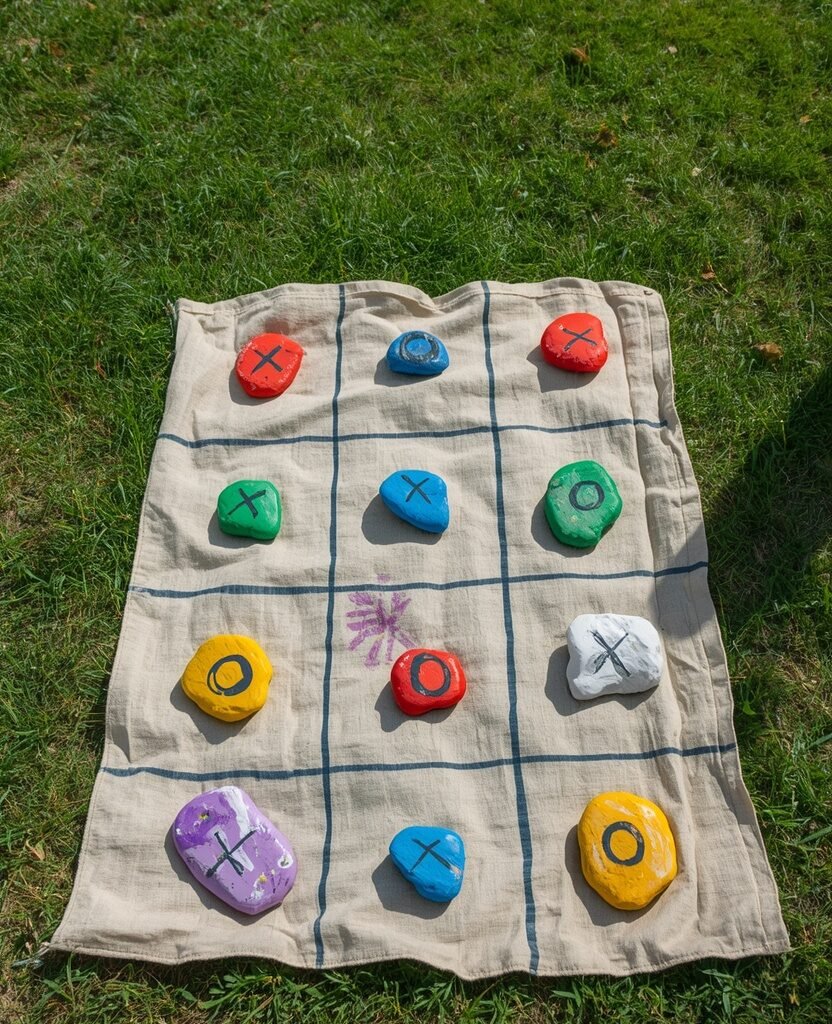 22 DIY Tic Tac Toe Board Ideas for Outdoor Fun