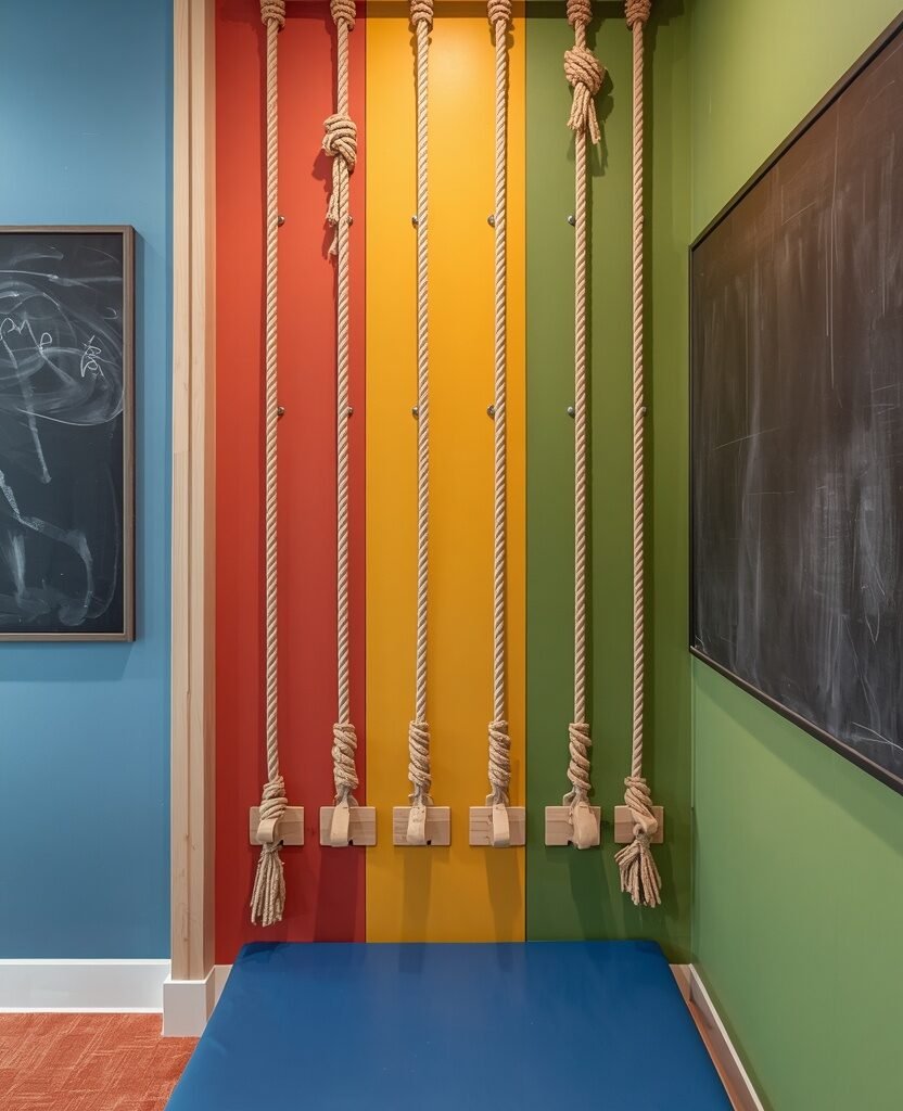 24 Indoor Jungle Gym Playroom Ideas for Kids