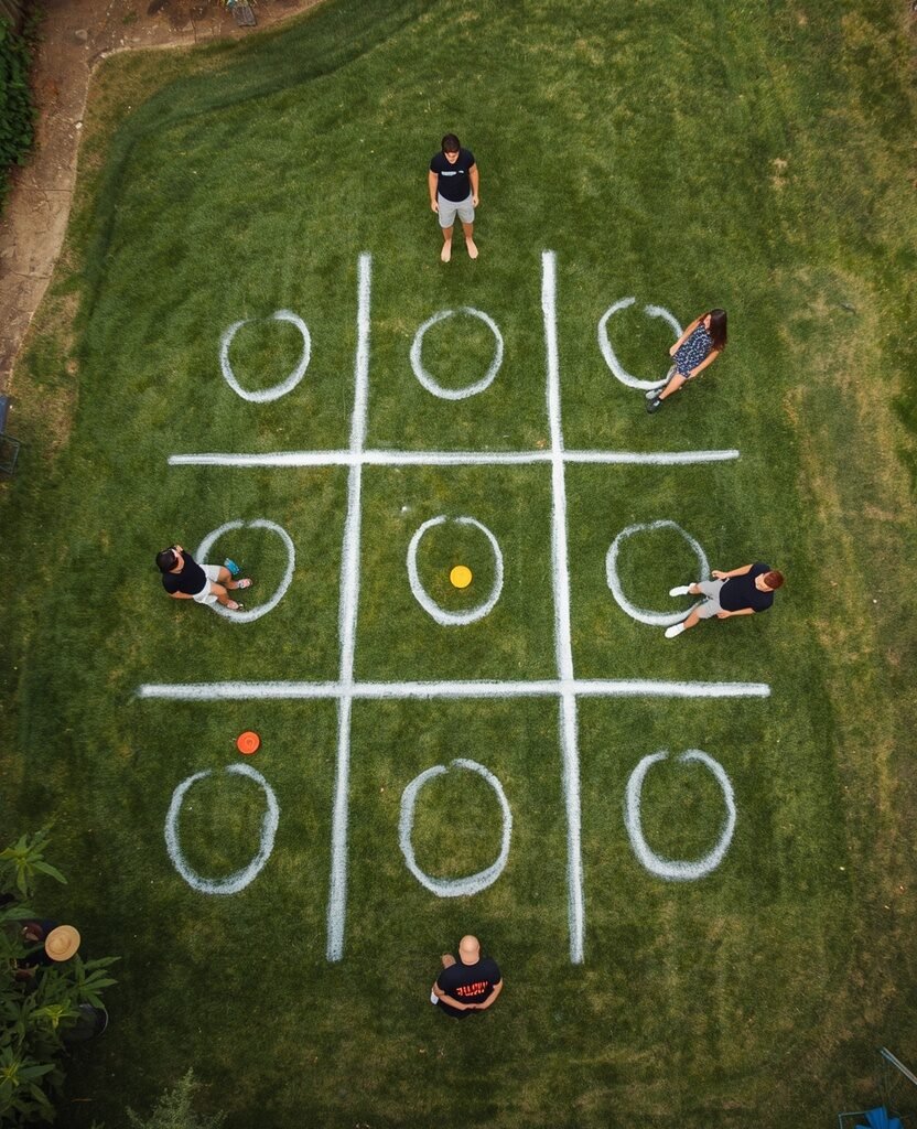 22 DIY Tic Tac Toe Board Ideas for Outdoor Fun
