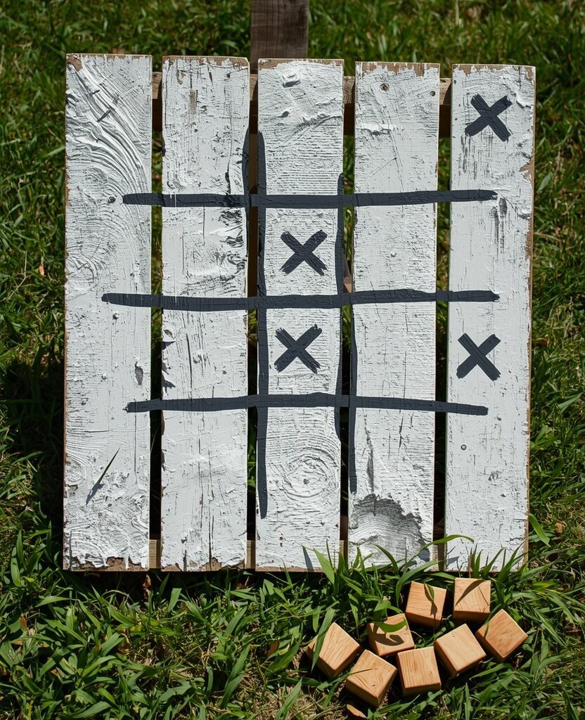 22 DIY Tic Tac Toe Board Ideas for Outdoor Fun